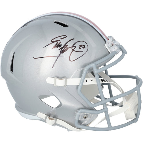 Eddie George Ohio State Buckeyes Autographed Riddell Speed Replica Helmet