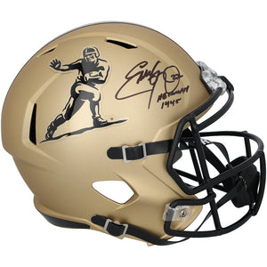 Eddie George Ohio State Buckeyes Autographed Riddell Heisman Gold Speed Replica Helmet with ''1995 Heisman'' Inscription