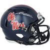 Jaxson Dart Ole Miss Rebels Autographed Riddell Navy Speed Mini Helmet
