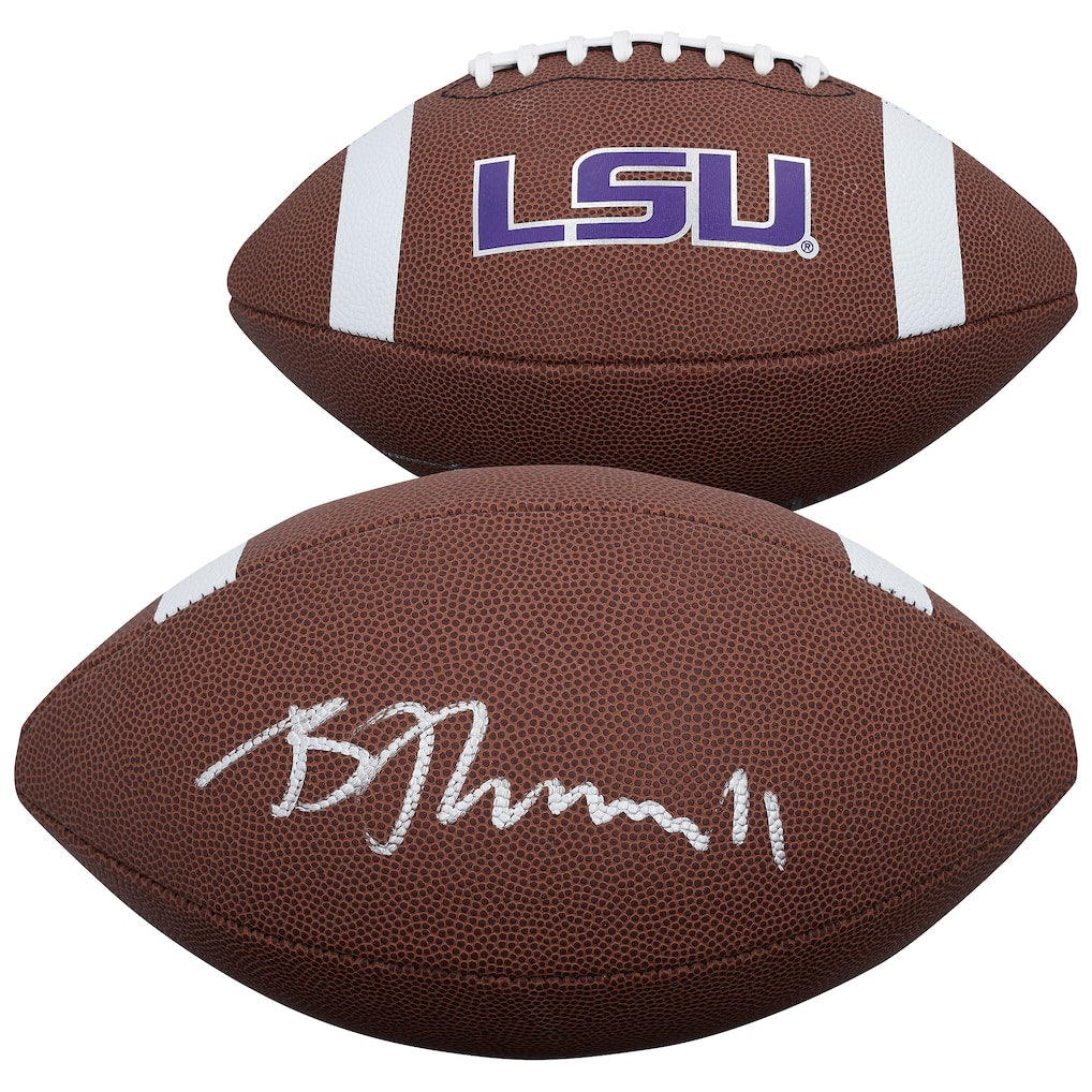 Brian Thomas Jr. LSU Tigers Autographed Nike Replica Football