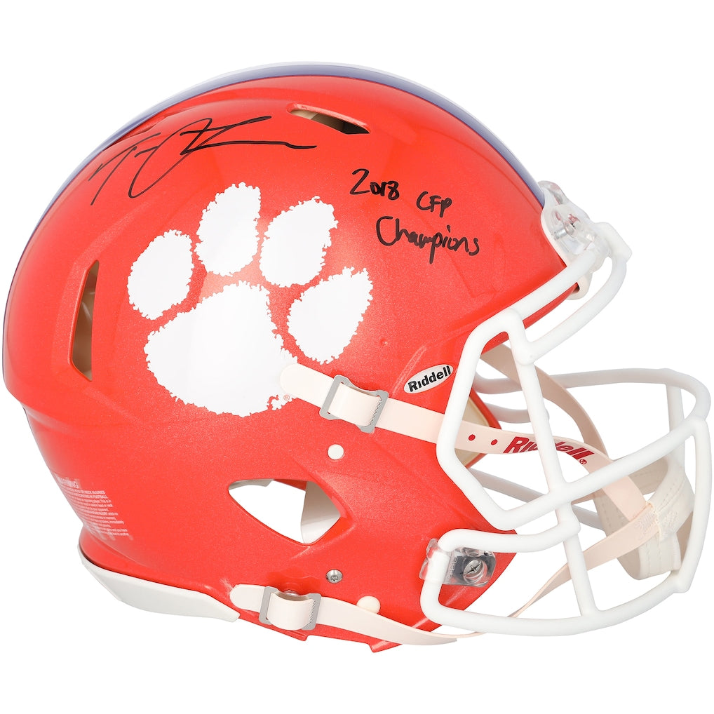 Trevor Lawrence Clemson Tigers Autographed Riddell Speed Authentic Helmet with ''2018 CFP Champions'' Inscription