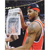 Carmelo Anthony Syracuse Orange Autographed 16'' x 20'' Holding Newspaper Photograph