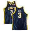 Dwyane Wade Marquette Golden Eagles Autographed Navy Mitchell & Ness 2002 Authentic Jersey with ''Flash'' Inscription - Limited Edition of 10
