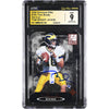Tom Brady Michigan Wolverines Autographed 2000 Donruss Elite Die-Cut #183 CGC Fanatics Witnessed Authenticated 9/10 Rookie Card