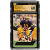 Tom Brady Michigan Wolverines Autographed 2000 Press Pass #37 CGC Fanatics Witnessed Authenticated AUTO 10 Rookie Card