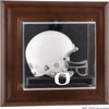 Oregon Ducks Brown Framed Wall-Mountable Mini Helmet Display Case
