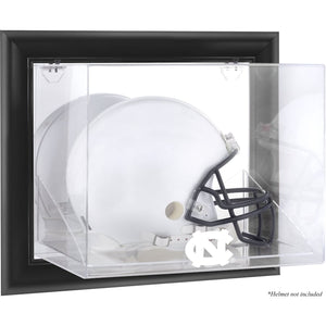 North Carolina Tar Heels Black Framed (2015-Present Logo) Wall-Mountable Tar Heels Helmet Display Case