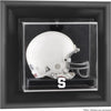 Syracuse Orange Black Framed (2015-Present Logo) Wall-Mountable Mini Helmet Display Case