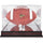 Ole Miss Rebels Mahogany Base Logo Football Case with Mirror Back