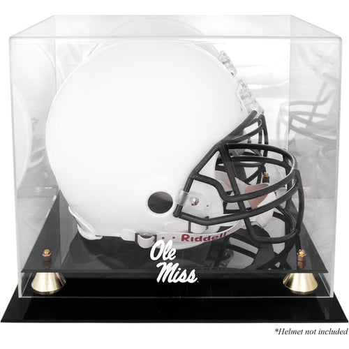 Ole Miss Rebels Golden Classic Team Logo Helmet Case with Mirrored Back