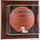 Ole Miss Rebels Brown Framed Logo Wall-Mountable Basketball Display Case