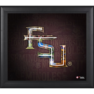 Florida State Seminoles Framed 15'' x 17'' Team Heritage Collage