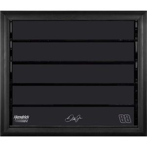 Dale Earnhardt Jr #88 Hendrick Motorsports 10 Car 1/24 Scale Die Cast Display Case With Black Frame