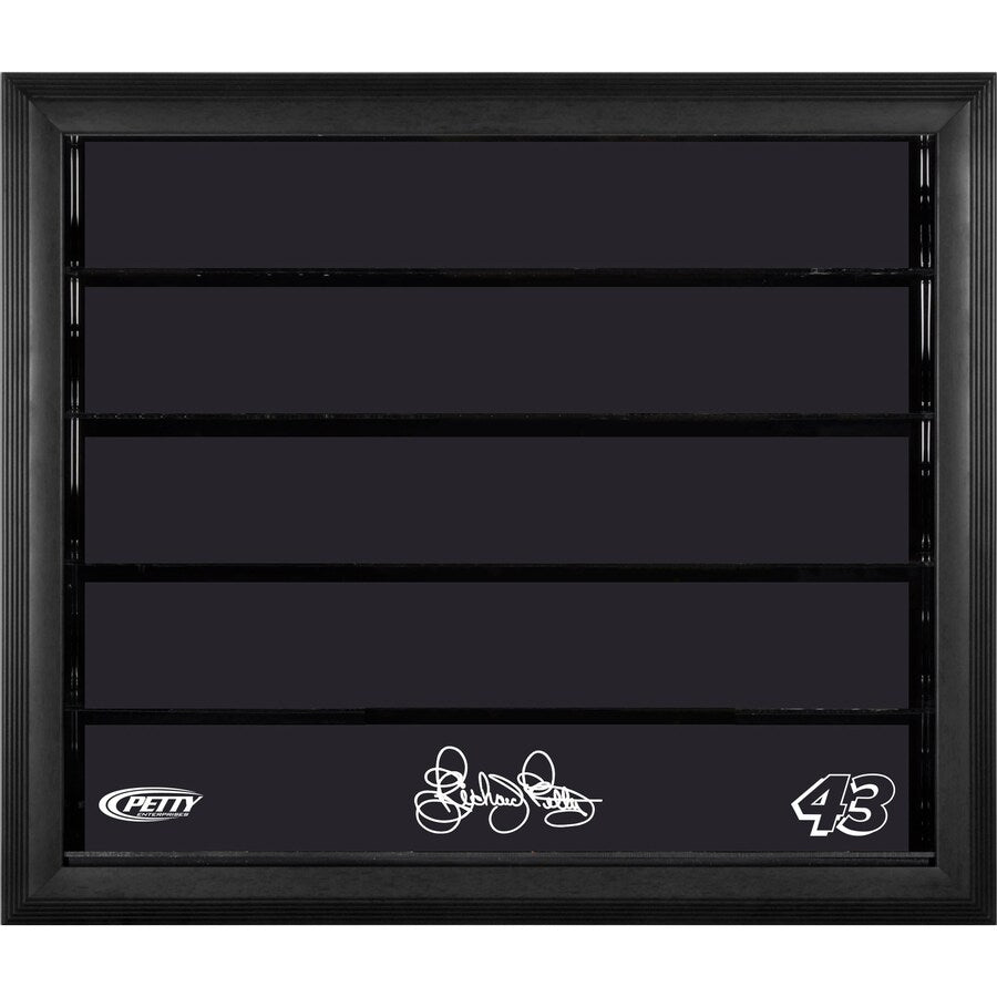 Richard Petty #43 Petty Motorsports 10 Car 1/24 Scale Die Cast Display Case With Black Frame