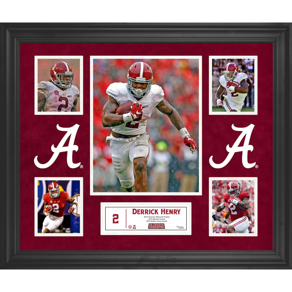 Derrick Henry Alabama Crimson Tide Framed 23'' x 27'' 5-Photo Collage