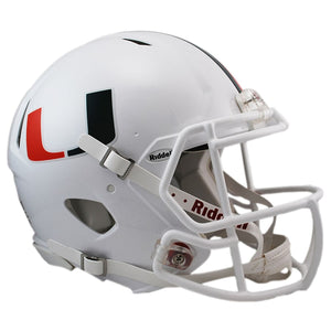 Riddell Miami Hurricanes Revolution Speed Full-Size Authentic Football Helmet