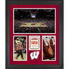 Wisconsin Badgers Framed 20'' x 24'' Kohl Center 3-Opening Collage