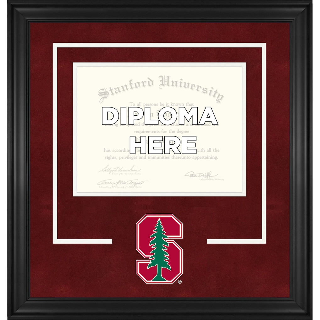 Stanford Cardinal Deluxe 8.5'' x 11'' Diploma Frame with Team Logo