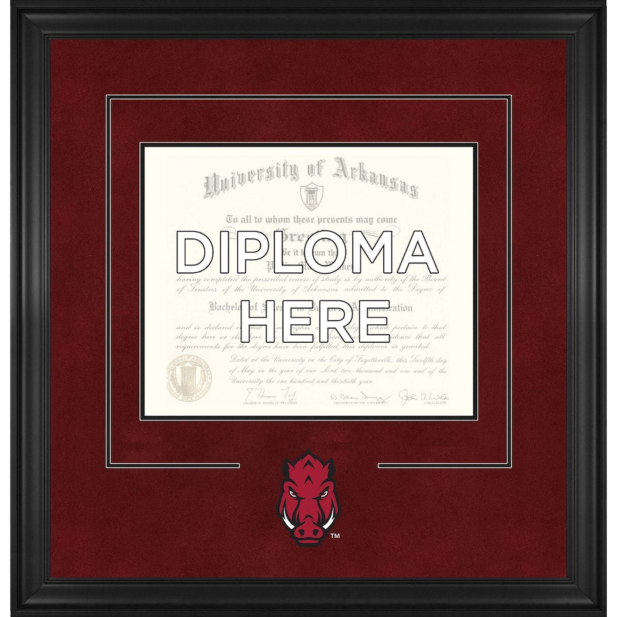 Arkansas Razorbacks Deluxe 11'' x 14'' Diploma Frame with Team Logo