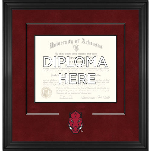 Arkansas Razorbacks Deluxe 11'' x 14'' Diploma Frame with Team Logo