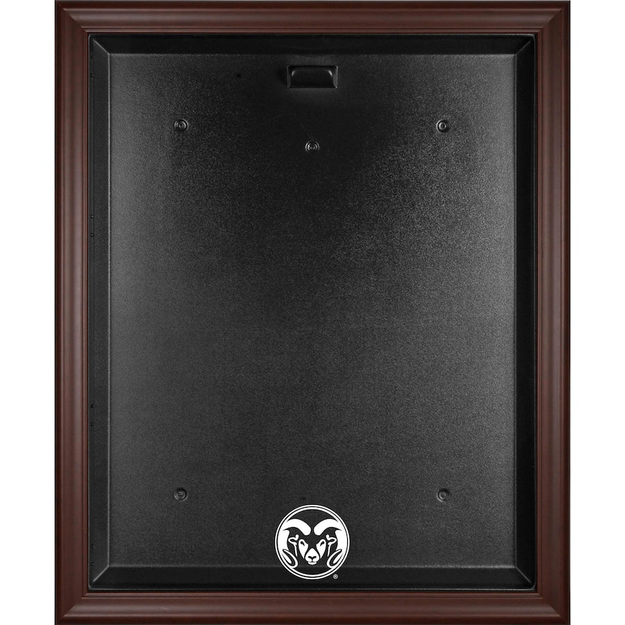 Colorado State Rams Brown Framed Jersey Display Case
