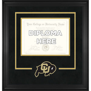 Colorado Buffaloes Deluxe 8.5'' x 11'' Diploma Frame with Team Logo