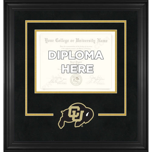 Colorado Buffaloes Deluxe 8.5'' x 11'' Diploma Frame with Team Logo