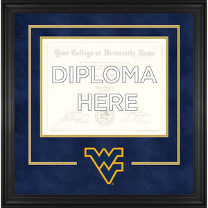 West Virginia Mountaineers Deluxe 11'' x 14'' Diploma Frame with Team Logo