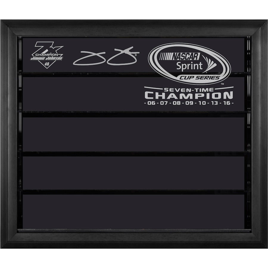 Jimmie Johnson 2016 Sprint Cup Champion 1: 24 Scale 7- Car Die-Cast Display Case