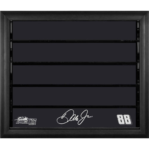 Dale Earnhardt Jr. #88 Black Frame 10 Car 1/24 Scale Die Cast Display Case with JR Nation Appreci88ion Logo