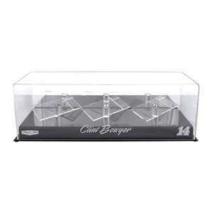 Clint Bowyer #14 Stewart-Haas Racing 3 Car 1/24 Scale Die Cast Display Case With Platforms