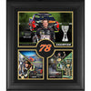 Martin Truex Jr Furniture Row Racing Framed 20'' x 24'' 2017 Monster Energy NASCAR Cup Series Champion Collage