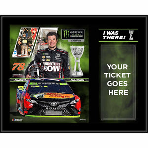 Martin Truex Jr Furniture Row Racing 12'' x 15'' 2017 Monster Energy NASCAR Cup Series Champion Sublimated Plaque