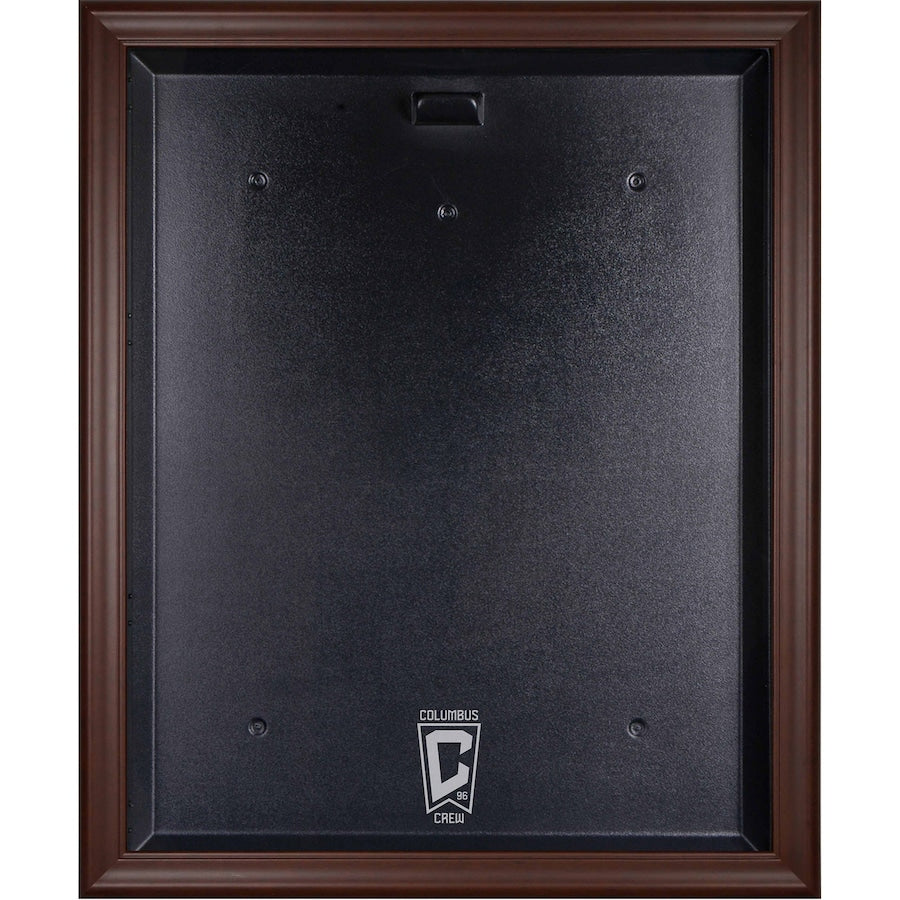 Columbus Crew Framed Brown Team Logo Jersey Display Case