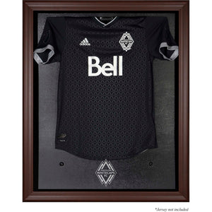 Vancouver Whitecaps FC Framed Brown Team Logo Jersey Display Case
