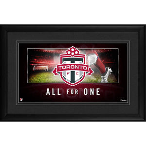 Toronto FC Framed 10'' x 18'' Team Logo Panoramic Photograph