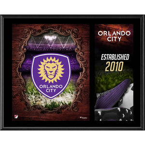 Orlando City SC 12'' x 15'' Team Logo Sublimated Plaque