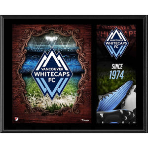 Vancouver Whitecaps FC 12'' x 15'' Team Logo Sublimated Plaque
