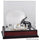 LSU Tigers Mahogany Mini Helmet Logo Display Case with Mirror Back