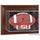 LSU Tigers Brown Framed Wall-Mountable Football Display Case