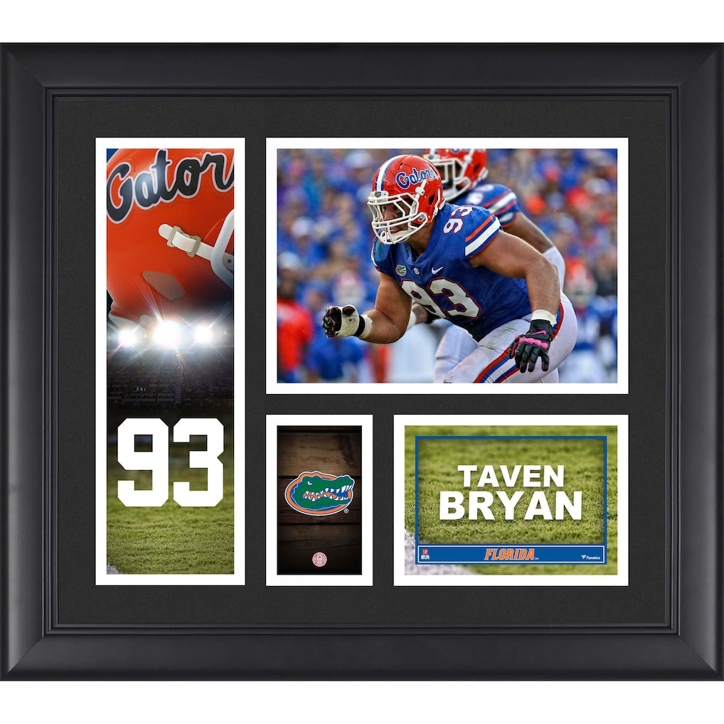 Taven Bryan Florida Gators Framed 15'' x 17'' Player Collage
