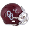 Baker Mayfield Oklahoma Sooners Autographed Riddell Speed Mini Helmet with ''HT 17'' Inscription