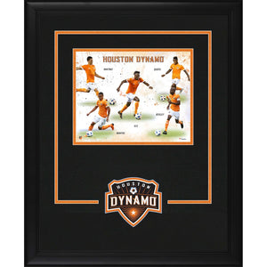 Houston Dynamo Deluxe Framed 8'' x 10'' Players Collage