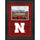 Nebraska Huskers 8'' x 10'' Deluxe Horizontal Photograph Frame with Team Logo