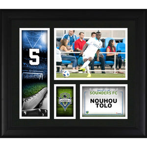 Nouhou Tolo Seattle Sounders FC Framed 15'' x 17'' Player Collage