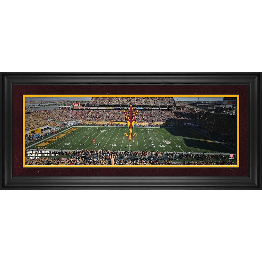 Arizona State Sun Devils Framed 10'' x 30'' Sun Devil Stadium Panoramic Photograph