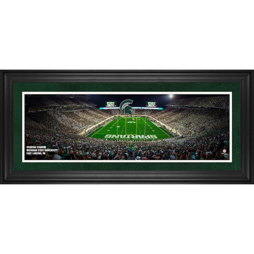 Michigan State Spartans Framed 10'' x 30'' Spartan Stadium Panoramic Photograph