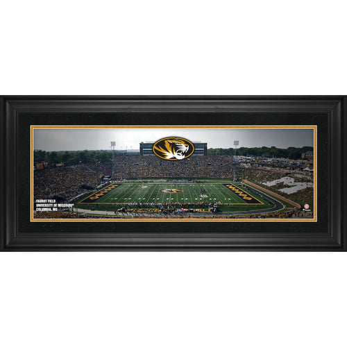 Missouri Tigers Framed 10'' x 30'' Faurot Field Panoramic Photograph