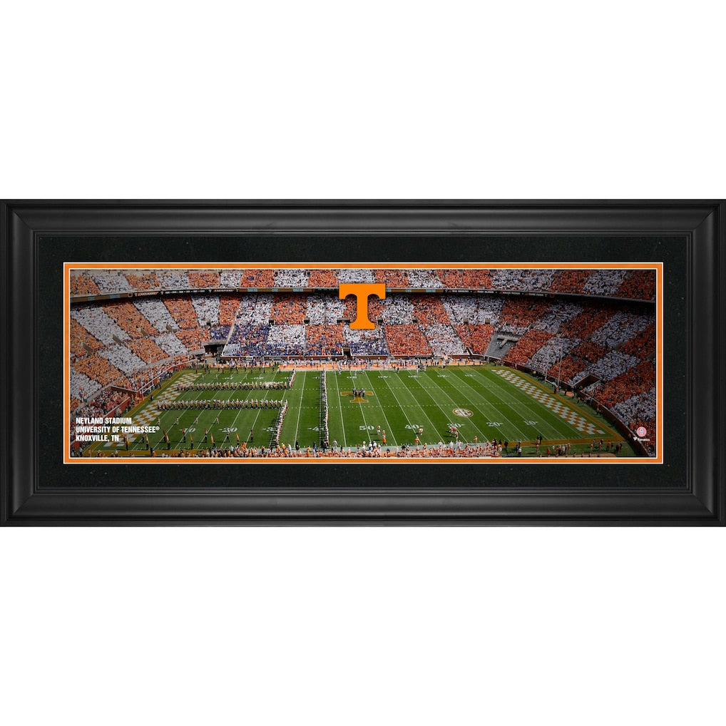 Tennessee Volunteers Framed 10'' x 30'' Neyland Stadium Panoramic Photograph