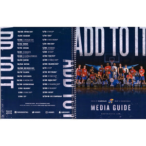 Kansas Jayhawks 2018-2019 Men's Basketball Media Guide